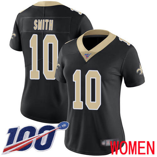 New Orleans Saints Limited Black Women Tre Quan Smith Home Jersey NFL Football #10 100th Season Vapor Untouchable Jersey